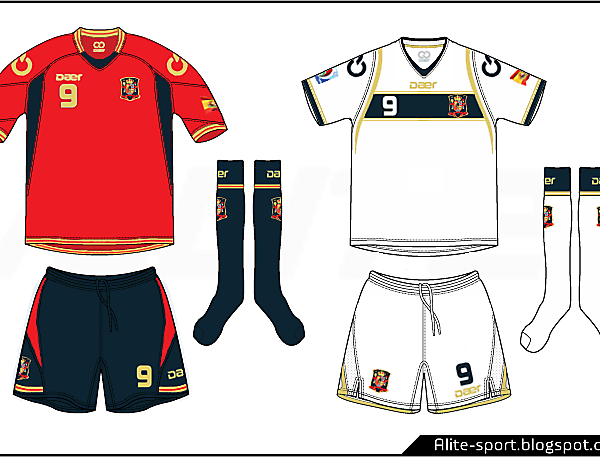 Spain Daer Home & Away Kit