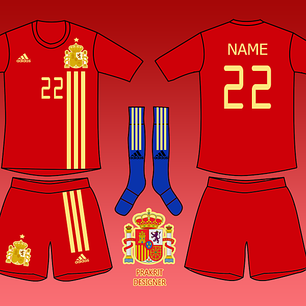 Spain Kits Home 2017 