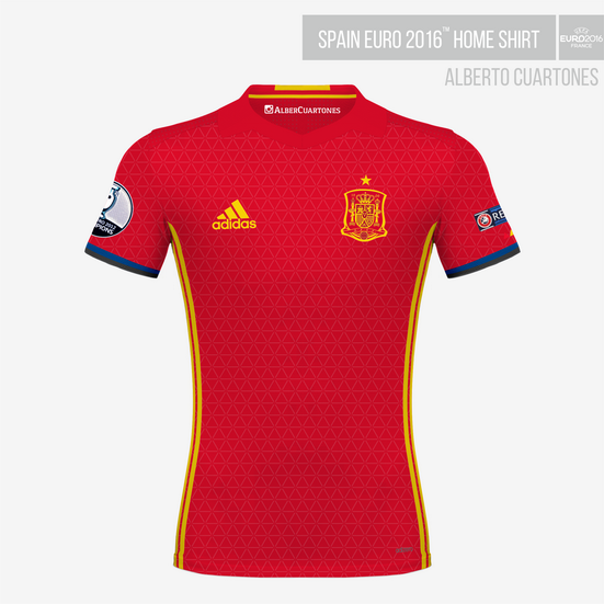 Spain UEFA EURO 2016™ Home Shirt