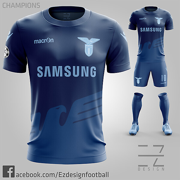 S.S Lazio Champions Third Kit 