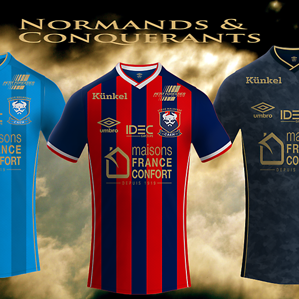 Stade Malherbe Caen 16/17 Umbro Kits