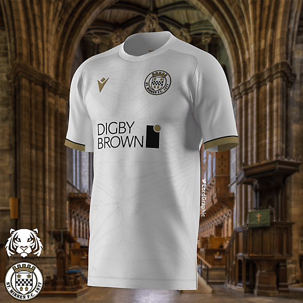 StMirren x Macron | Away prototype jersey design