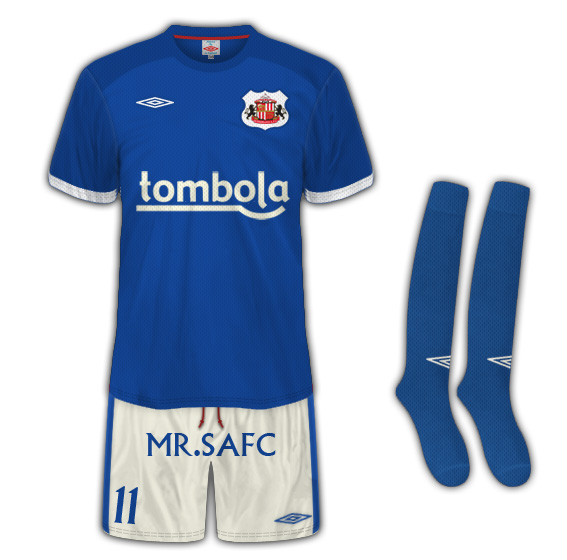 Sunderland AFC Third Kit tailored by umbro