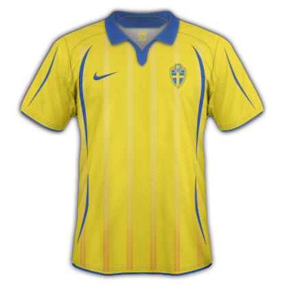 Sweden 2010 Home Shirt