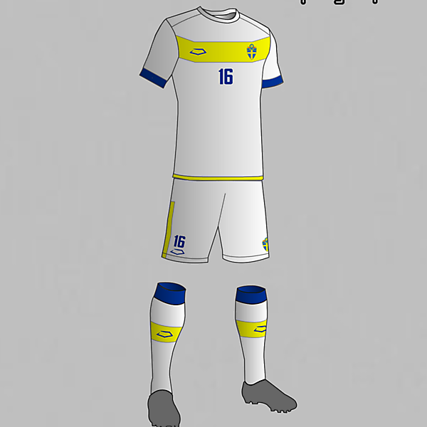 Sweeden National Football Team Third Kit 2016