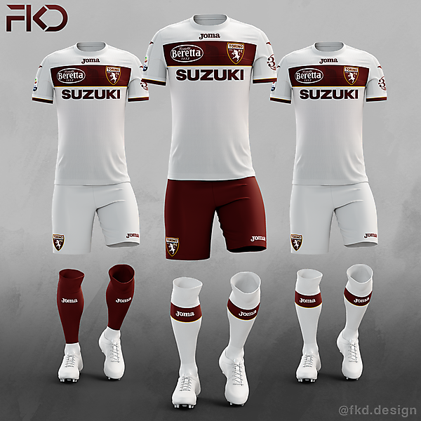 Torino FC - Joma Away Kit (3 Alternatives)