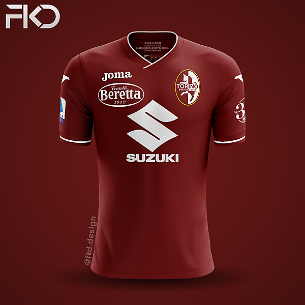 Torino FC - Joma Home with New Crest