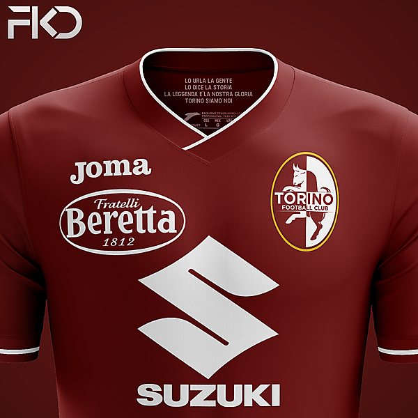 Torino FC - Joma Home with New Crest (2)