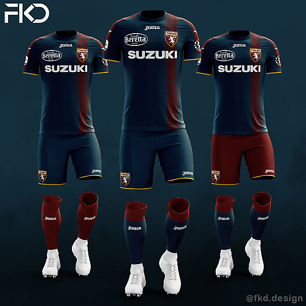 Torino FC - Joma Third Kit (3 Alternatives)