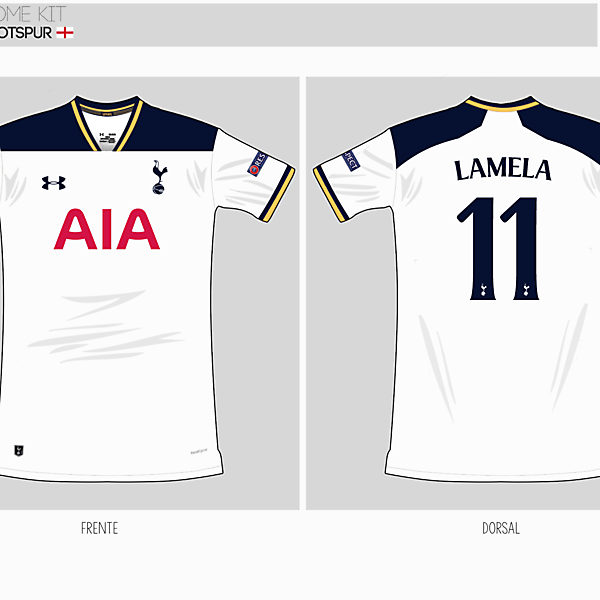 Tottenham Hotspur | home kit 2016/17 ?