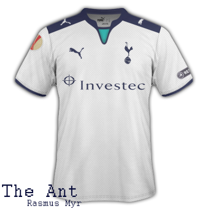 Tottenham home 11/12 Europa League Fantasy Shirt