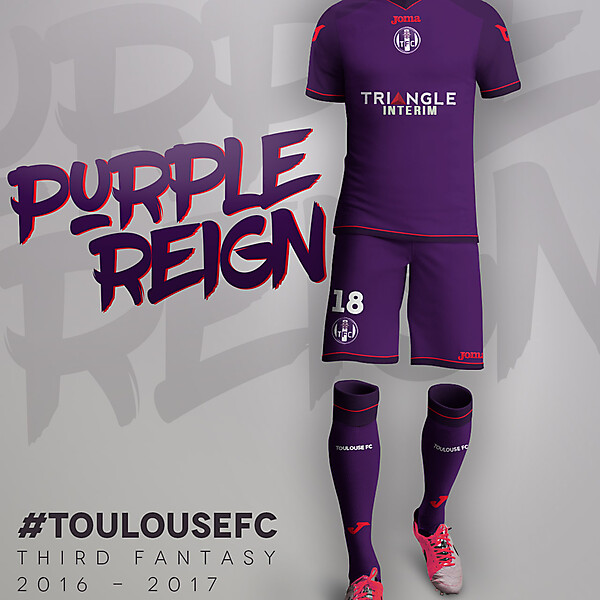 Toulouse FC Third 16-17 Purple Reign