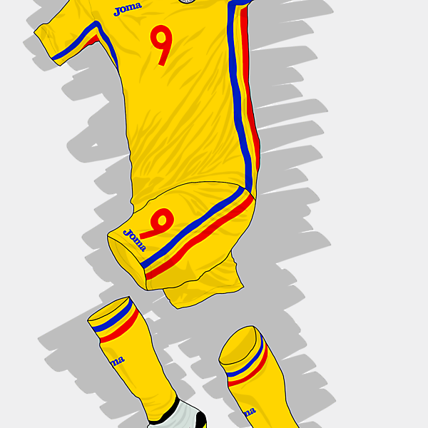 UEFA EURO 2016 - Romania Home Kit