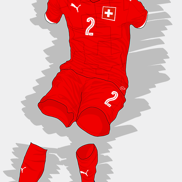 UEFA EURO 2016 - Switzerland Home Kit