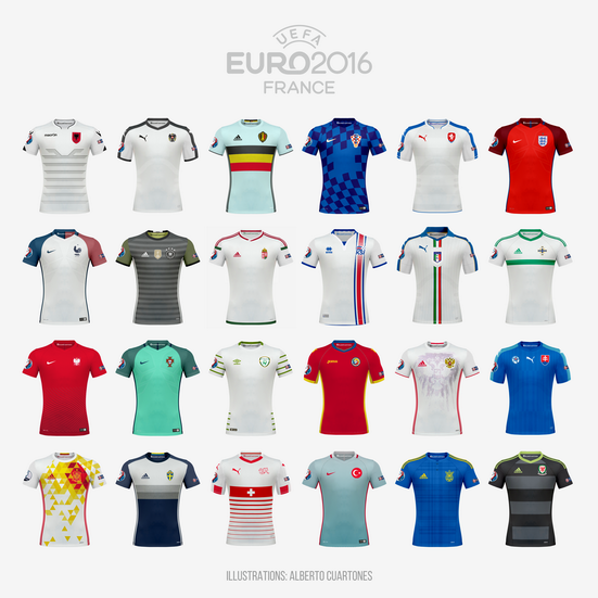 UEFA EURO 2016™ Away Jerseys