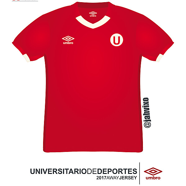Universitario de Deportes 2017 Umbro away football jersey