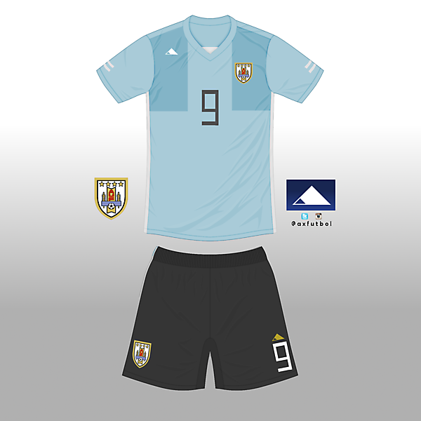 Uruguay Football Team kit's design