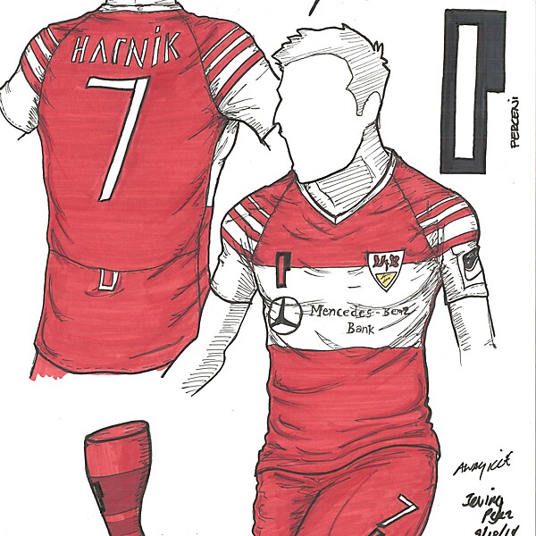 VFB Stuttgart - Away Kit - By Perceni 