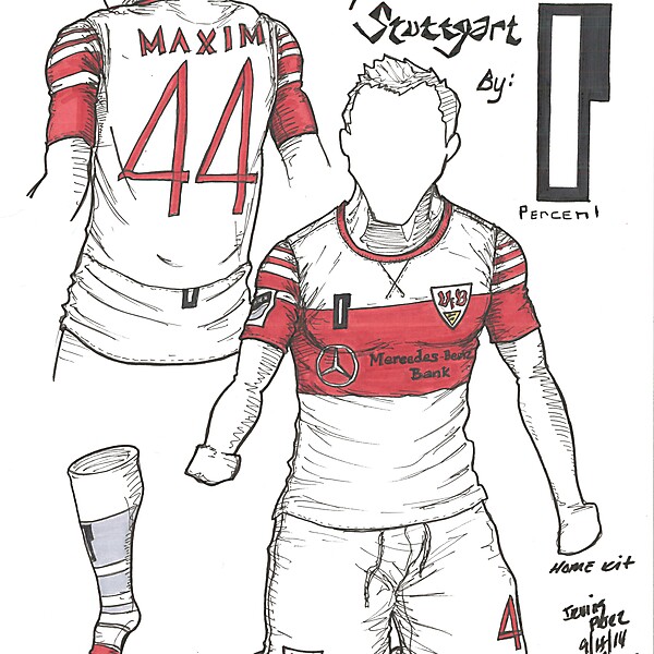 VFB Stuttgart - Home Kit - By Perceni (Intro to new brand)