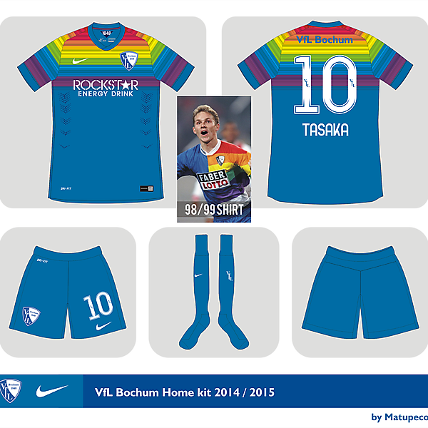 VfL Bochum home kit 2014 - 2015
