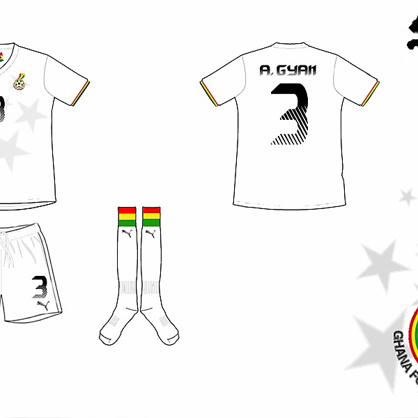 WC Kits Competition - Ghana Home Kit