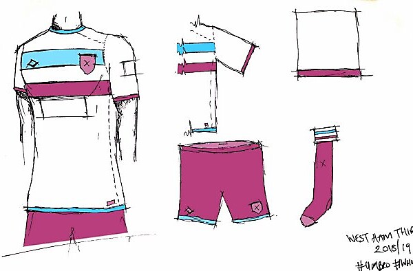 West Ham 18/19 Third kit