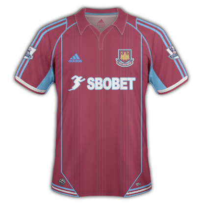 West Ham United 2010/11 Home Shirt