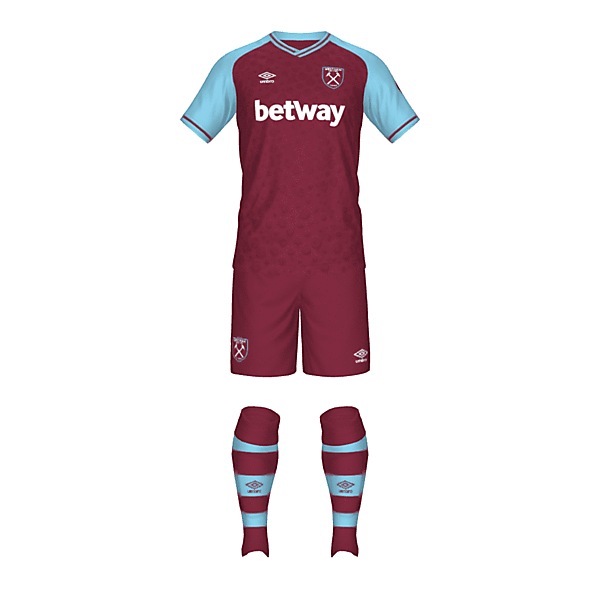 West Ham 23/24 Home Kit