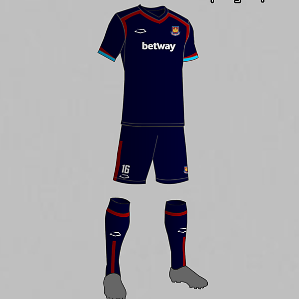 West Ham (England) Third kit 2016