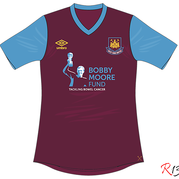 West Ham United - 2016 - Umbro - Bobby Moore Fund 
