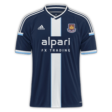 West Ham United Away Kit 14/15