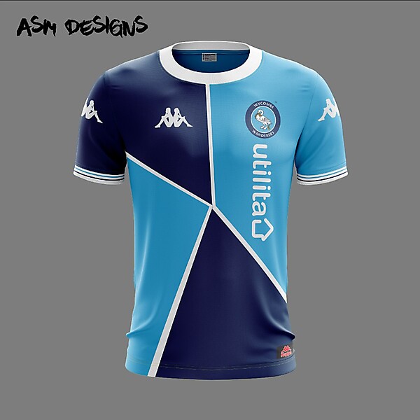 Wycombe Wanderers F.C. Kappa 2018 Home kit