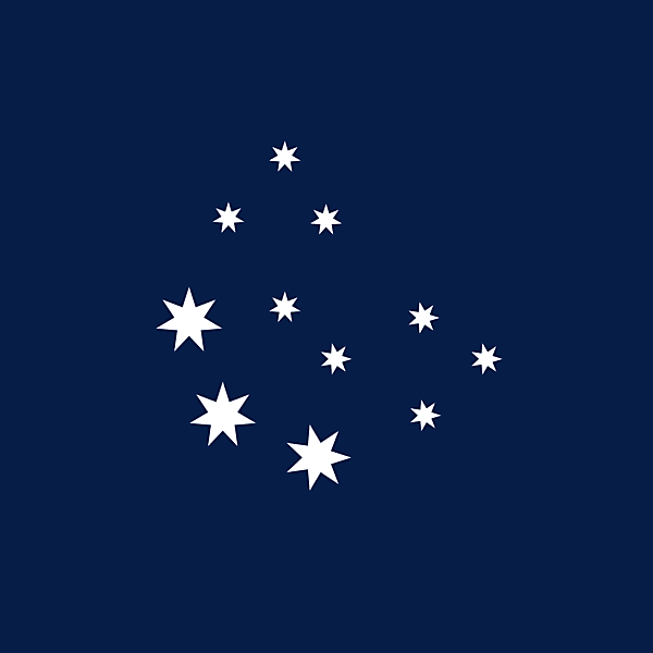 Canberra United aka Flag logo concept  11stars