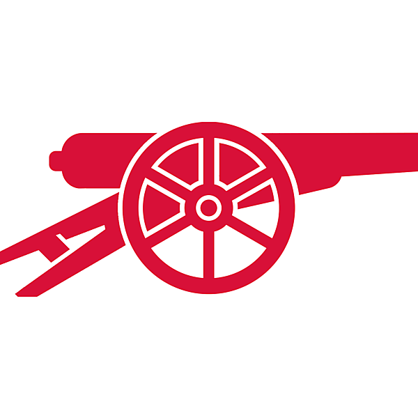 FC Arsenal alternative logo, update on their iconic canon crest.