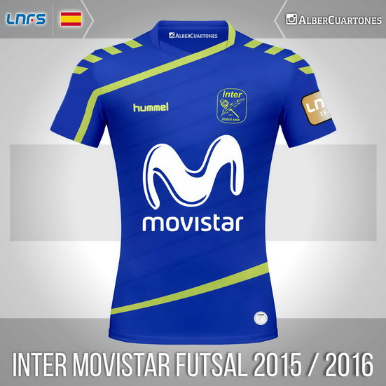 Inter Movistar Futsal 2015 / 2016 Home Shirt