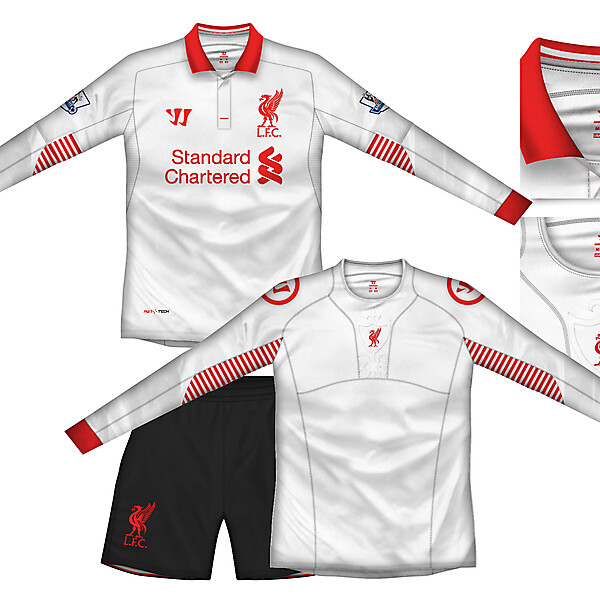 Liverpool Away Kit with baselayer
