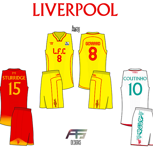 Liverpool FC [If Soccer (Football) Teams Had BasketBall Jerseys] 