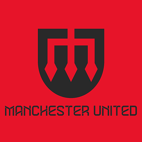 Manchester United logo concept