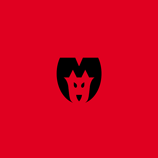 Manchester United logo concept.