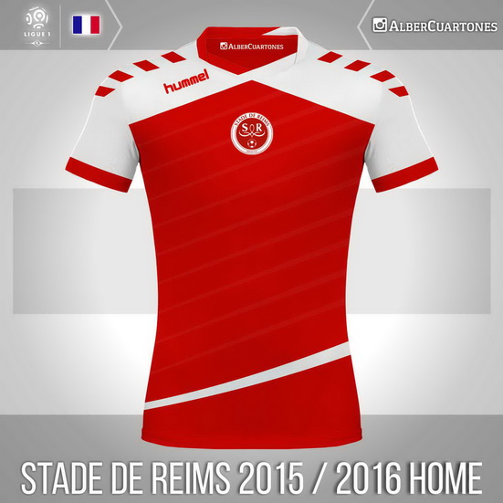 Stade de Reims 2015 / 2016 Home Shirt