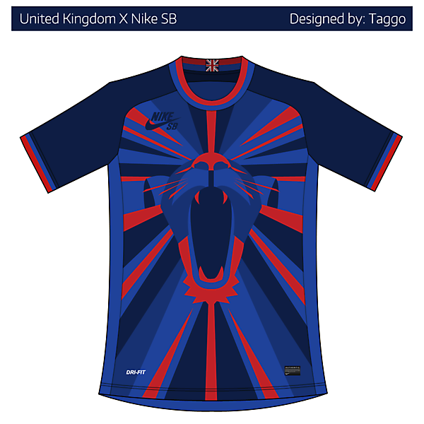 United Kingdom X Nike SB home kit