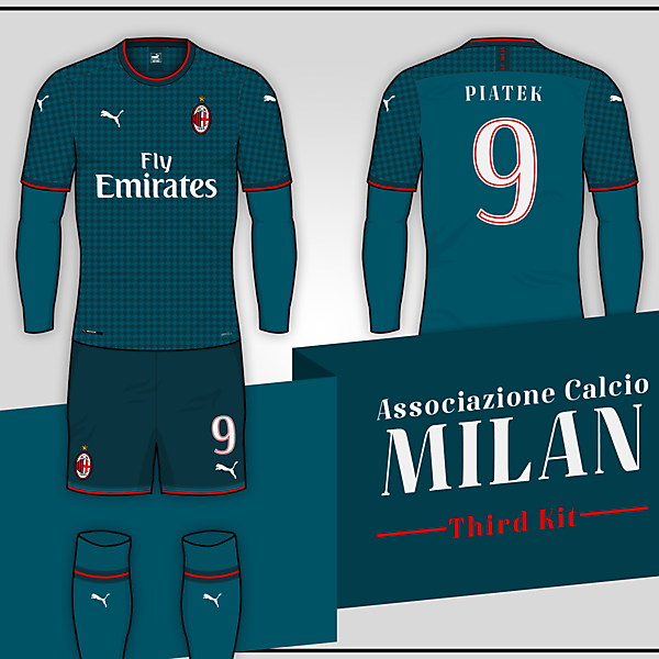 A.C. Milan | 2020-21 Third Kit Prediction (According to leaks)