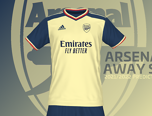 Arsenal 2021/2022 Away Shirt Based on Leeks
