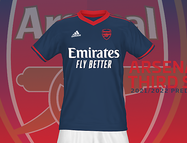 Arsenal 2021/2022 Third Shirt Based on Leeks
