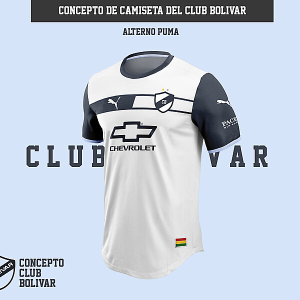 Camiseta Club Bolívar Puma  -  Predicción alterno