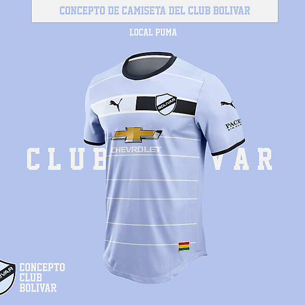Camiseta Club Bolívar Puma - Predicción Local