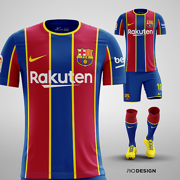 FC Barcelona || 20-21 Nike Home Kit || Based on leaks