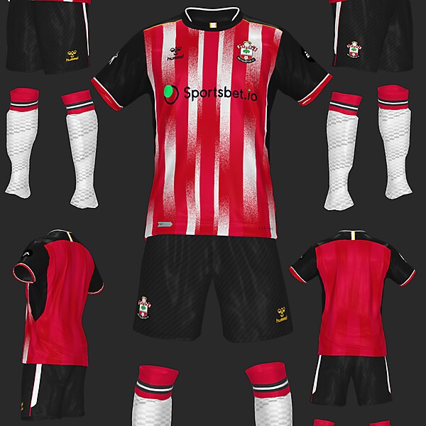 Southampton FC 2021/22 Concept Home Kit, Hummel Sports