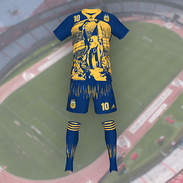 Argentina Maradona shirt concept for World Cup
