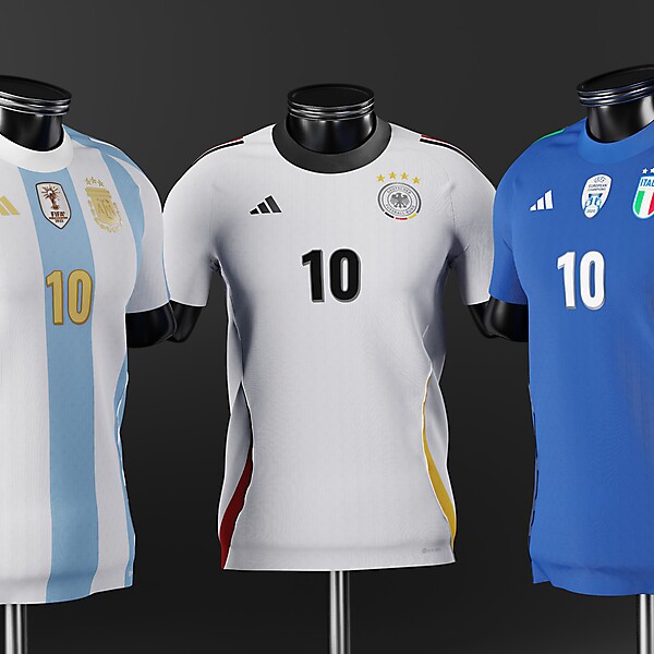 Germany, Argentina and Italy | 2024 Home Shirt Predictions